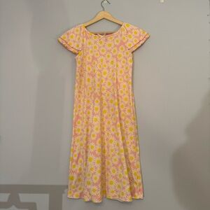 Hanna Andersson Girls Pink Daisy Nightgown